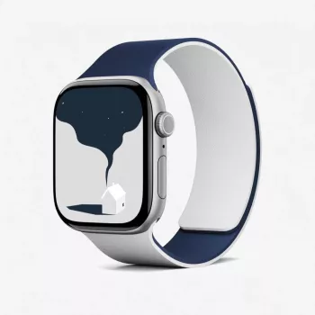Bracelet Apple Watch MOFT Snap Duo bleu marine / Misty Cove