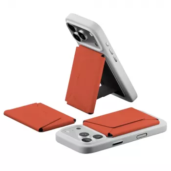 Portefeuille-support Moft AgileTravel MagSafe Clay