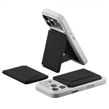 Portefeuille-support magnétique Moft AgileTravel MagSafe noir