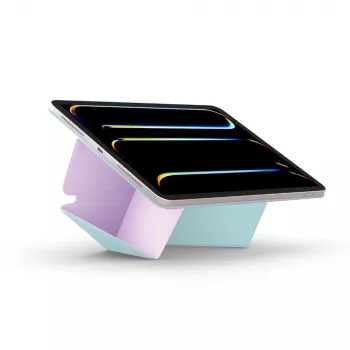 Étui MOFT Dynamic Folio pour iPad Pro 12,9 (4e/5e/6e gén.) et iPad Air 13 (6e/7e gén.) - Pivoine