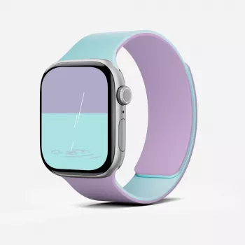 Bracelet MOFT Snap Duo pour Apple Watch 38/40/41/42 mm Pivoine/Aqua