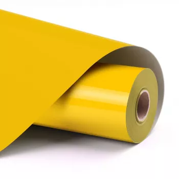 Vinyle thermocollant LOKLiK Basic - Jaune - 30,5 x 180 cm