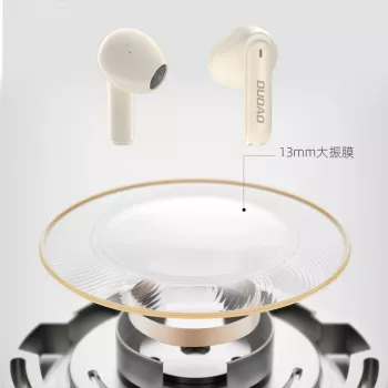 Écouteurs True Wireless Stereo DUDAO U18Pro Bluetooth 5.3 - beige