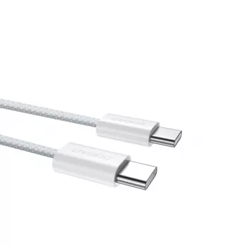 Dudao L6C Câble USB-C vers USB-C 60W PD 2m blanc