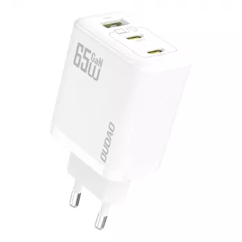 Dudao A29 65W GaN 2x USB-C + 1x USB-A chargeur - blanc