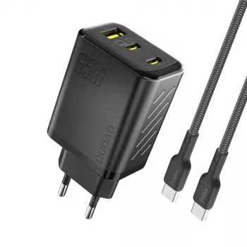 Dudao A29C 65W GaN USB-C chargeur avec câble USB-C - noir