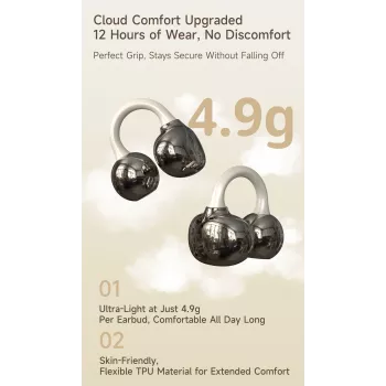 Dudao U20 TWS Bluetooth écouteurs sans fil - blanc