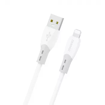 Dudao L25SL USB-A to Lightning 1m White Charging & Sync Cable