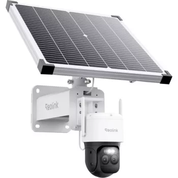 Caméra de surveillance Reolink Trackmix Series G790 avec panneau solaire 4MP (2560x1440), alimentation solaire/batterie, étanche IP65, système à double capteur