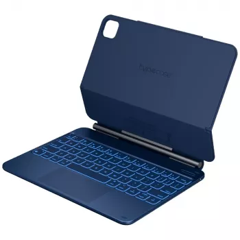 Étui clavier Typecase Edge pour iPad Air 11 M2 2024 / M3 2025 / M4 2026, bleu clair