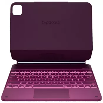 Étui clavier Typecase Edge pour iPad Air 13 2024/2025, framboise