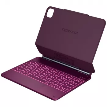 Étui clavier Typecase Edge pour iPad Air 13 2024/2025, framboise
