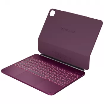 Étui clavier Typecase Edge pour iPad Pro 13 2024/2025, framboise