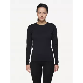 Devold Breeze Merino 150 Shirt Sous-couche femme - Noir, Taille S