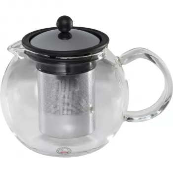 Théière à piston Bodum ASSAM 1 litre acier inoxydable verre borosilicate