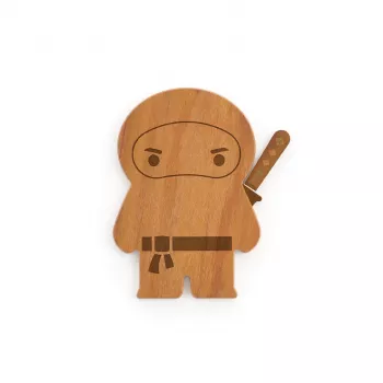 Planche à découper et couteau OTOTO Ninja Board - noirs