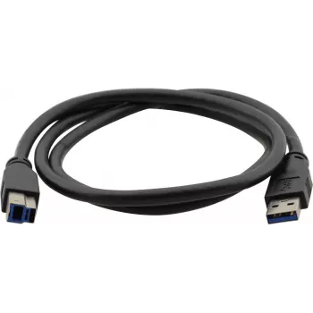 Câble USB 3.0 Kramer C-USB3/AB-3, USB-A mâle vers USB-B mâle, 0,9 m (3 ft), bleu