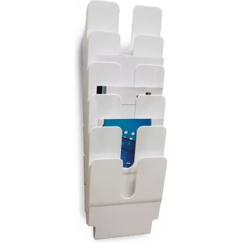DURABLE FLEXIPLUS 6 Porte-brochures A4 portrait transparent 1700008011