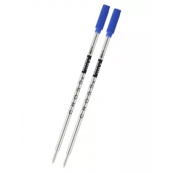 Recharges de stylo à bille Cross Medium bleu lot de 2