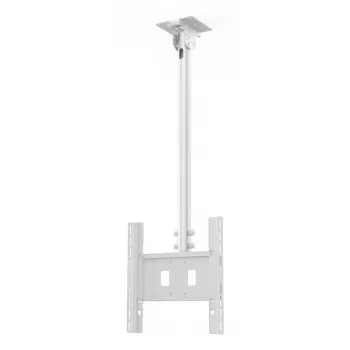SMS Func Ceiling LP Medium Single support de plafond pour projecteur blanc