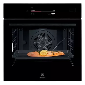 Electrolux LOB9S3SZ four électrique encastrable avec pyrolyse autonettoyante, 71L, A+, acier inoxydable noir