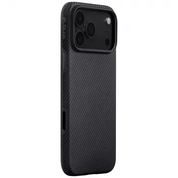 PITAKA Aramid UltraGuard MagSafe Case for iPhone 17 Pro Max Black/Grey