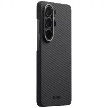 Coque MagSafe PITAKA Edge pour Samsung Galaxy S26 Ultra noir-gris
