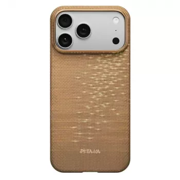 Coque MagSafe PITAKA Ultra-Slim pour iPhone 17 Pro Max Golden Glint