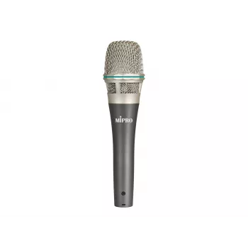 Microphone main à condensateur Mipro MM-80 avec directivité supercardioïde, noir mat