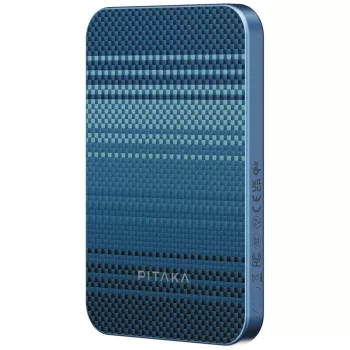 Batterie externe PITAKA en fibre d'aramide 5000 mAh Qi2 MagSafe Moonrise