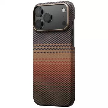 Coque MagSafe PITAKA Ultra-Slim pour iPhone 17 Pro Max Sunset