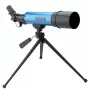 Télescope réfracteur Carson Aim 50 mm avec lentille Barlow 3x et trépied en aluminium
