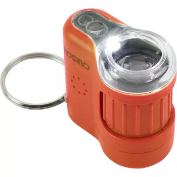 Microscope numérique Carson MicroMini 20x - orange/argent - LED - pile