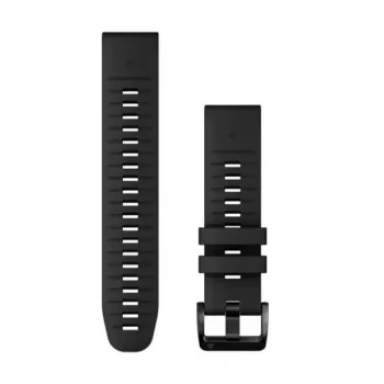 Bracelet de montre Garmin QuickFit 22 mm en silicone, noir (010-13280-00)