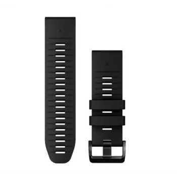 Bracelet de montre Garmin QuickFit 26 mm en silicone, noir (010-13281-00)