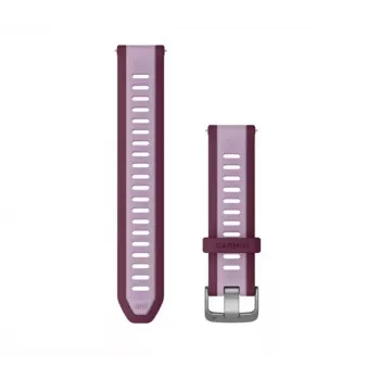 Bracelet de montre Garmin Quick Release 20 mm en silicone, Berry/Lilac (010-11251-AK)