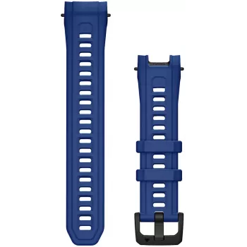 Bracelet de montre en silicone Garmin 22 mm, Instinct 3 – 45 mm Bolt Blue édition limitée 010-13395-08