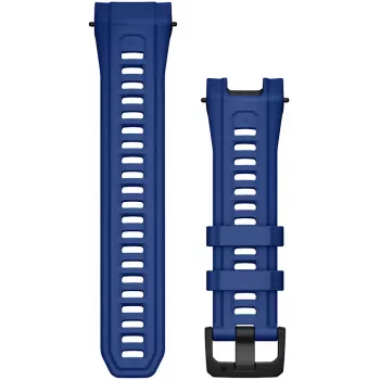 Bracelet de montre en silicone Garmin 26 mm QuickFit pour Instinct 3 – 50 mm Bolt Blue Limited Edition 010-13396-07