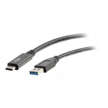 C2G 6ft USB C to USB A Cable - USB 3.2 - 5Gbps - M/M - Black