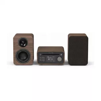 Mini chaîne stéréo PURE ACOUSTICS Pure Classic DAB+/FM, Bluetooth, CD, USB, marron/noyer