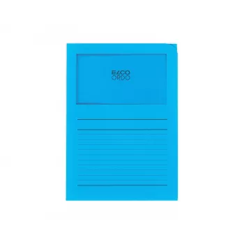 Chemise d'organisation ELCO Ordo Classico A4, 220 x 310 mm, 120 g/m², bleu roi, 100 pièces (29489.33)