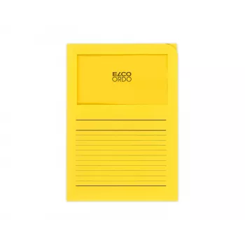 Classeur d'organisation ELCO Ordo Classico A4, 220 x 310 mm, 120 g/m², jaune intense, 100 pièces (29489.72)