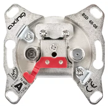 AXING BK/SAT Through-outlet Socket BSD 40-08 5-2200MHz 8dB