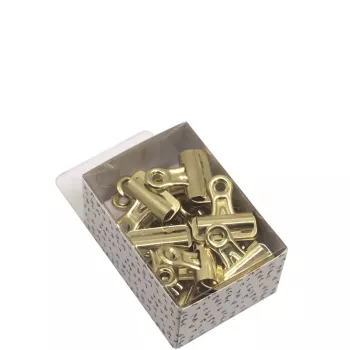 Attache-trombone Artoz Papier doré 25 mm lot de 12