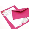 Papier à lettres Artoz Papier 334001-03 avec enveloppes, Unicorn pink (env. DIN A5), 80 g/m², 1 paquet