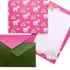 Papier à lettres Artoz Papier 334001-03 avec enveloppes, Unicorn pink (env. DIN A5), 80 g/m², 1 paquet