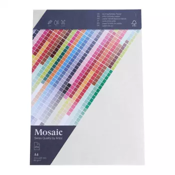 Artoz Papier Mosaic papier à lettres blanc A4 90 g/m² 25 feuilles