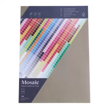 Artoz Papier Mosaic papier à en-tête ciment A4 90 g/m² 25 feuilles