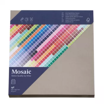Artoz Papier Mosaic enveloppes carrées ciment à gommer 20 pièces (9445420-217)