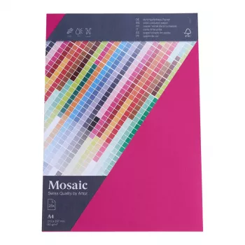 Artoz Papier Mosaic papier à lettres fuchsia A4 90 g/m² 25 feuilles